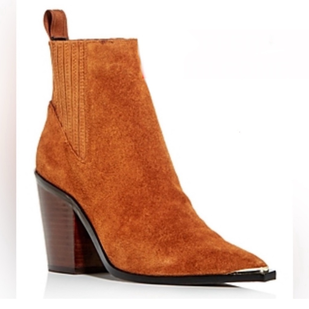 9.5 Women’s Kenneth Cole New York West Side Booties Rust